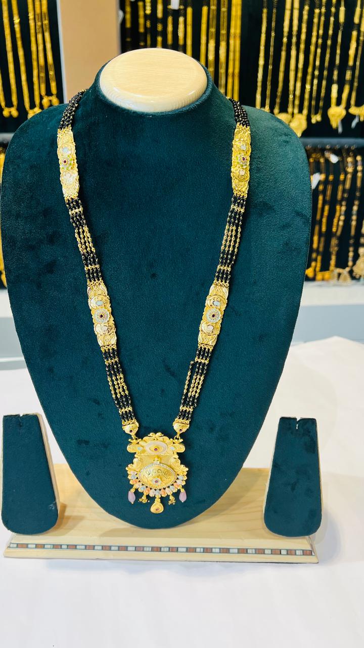 1 gram gold Long Mangalsutra collection in Navi Mumbai